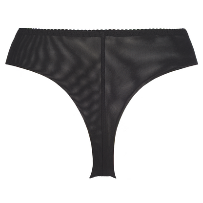 Axami Shimmer Black Brazilian Panty