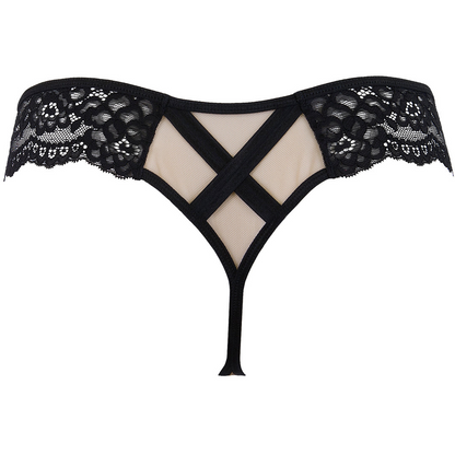 Axami Golden Dream Sheer Mesh Lace Thong Panty