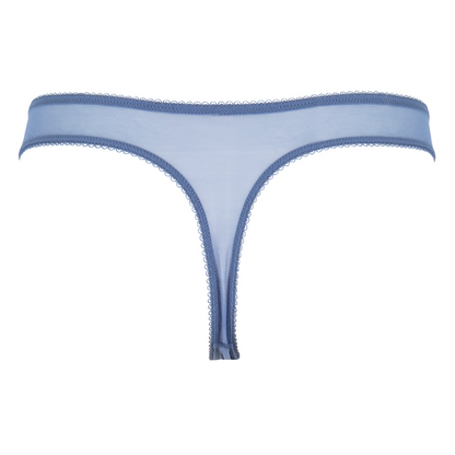 Gossard Superboost Lace Sheer Thong Panty Moonlight Blue