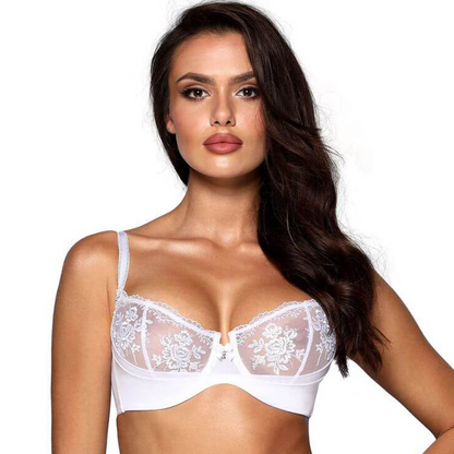 Axami Josephine Bridal Sheer Balconette Bra