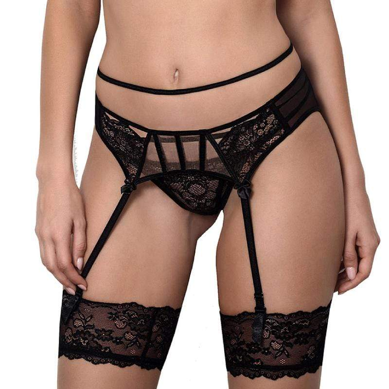 Axami Miami Vibe Sheer Lace Garter Belt