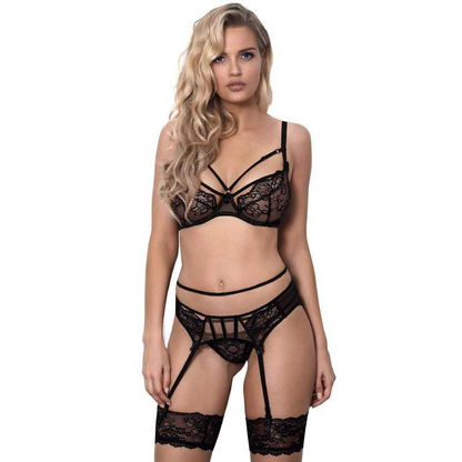 Axami Miami Vibe Sheer Lace Garter Belt