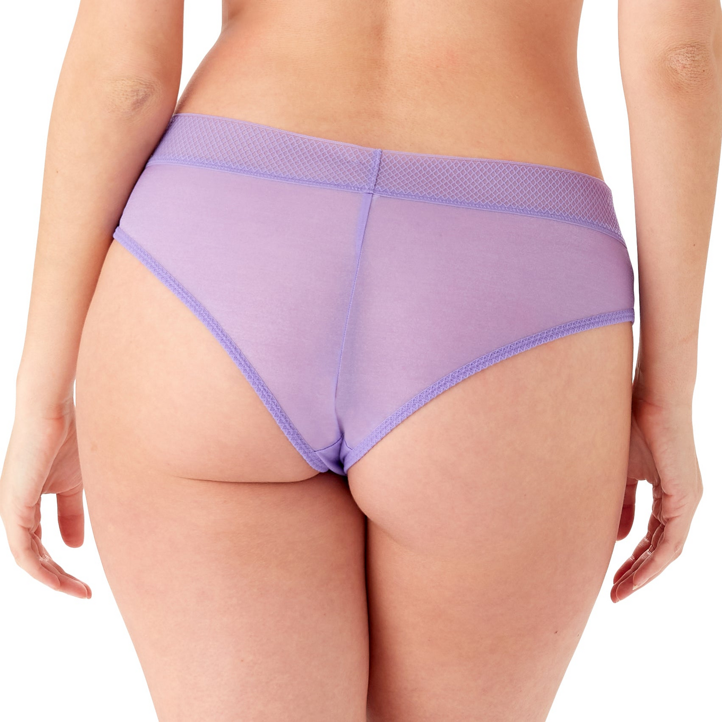 Gossard Glossies Violet Sheer Mesh Cheeky Short Panty