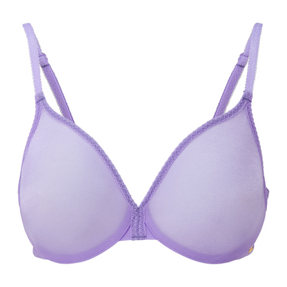 Gossard Glossies Violet Sexy Sheer Mesh Molded Bra