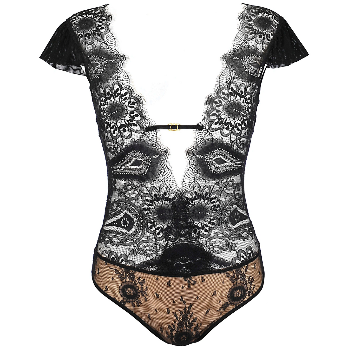 Axami Love Cave Luxury Sheer Lace Bodysuit