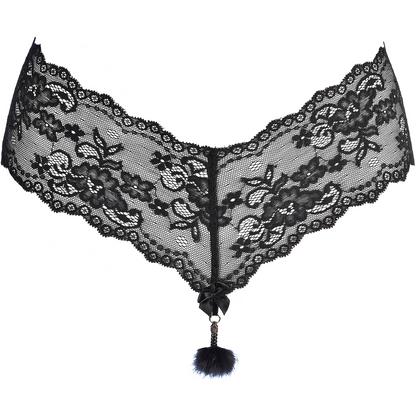 Axami Pussycat Ultra Sexy Fur Chain Lace String Panty