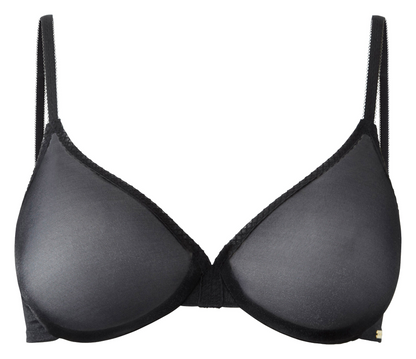 Gossard Glossies Black Sheer Molded Bra