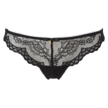 Sheer Thong Panty Gossard Superboost Lace Black