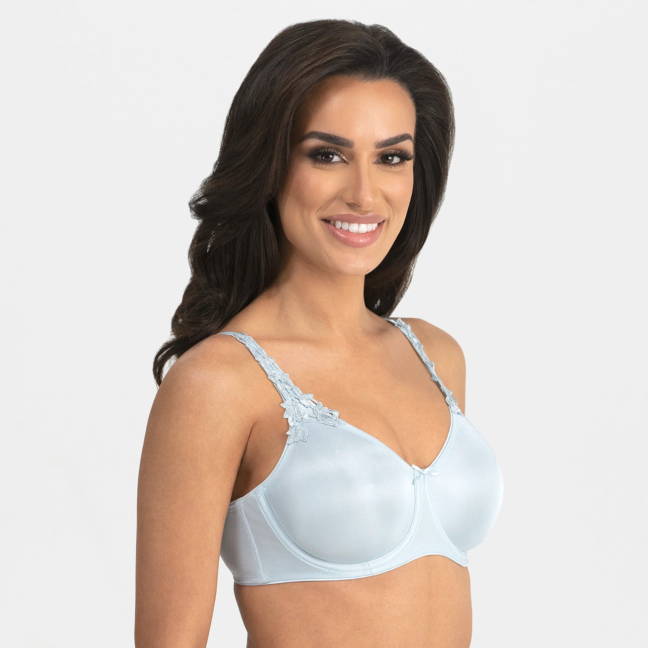 Dominique Mystique Stone Blue Seamless Minimizer Bra