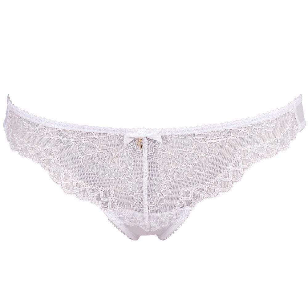 Gossard Superboost Lace White Sheer Thong Panty