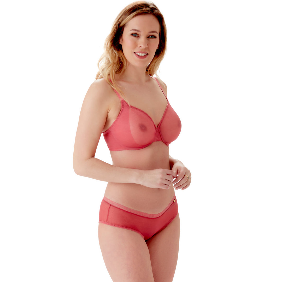 Gossard Glossies Raspberry Sorbet Sexy Sheer Molded Bra