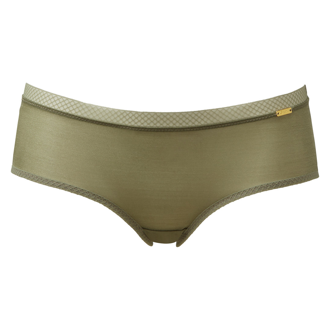 Gossard Glossies Sage Sheer See Through Shorts Panty