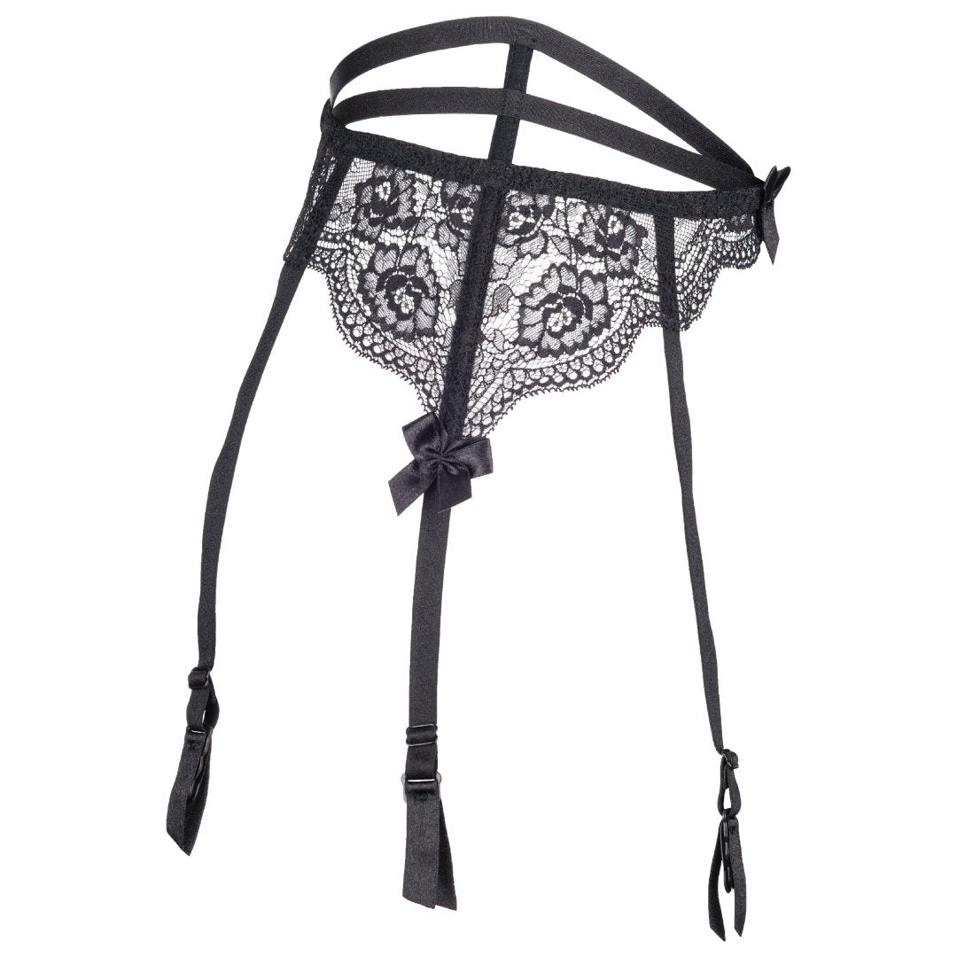 Axami French Kiss Sexy Sheer Lace Garter Belt