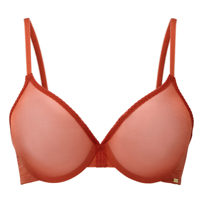 Gossard Glossies Cayenne Sheer Molded Bra