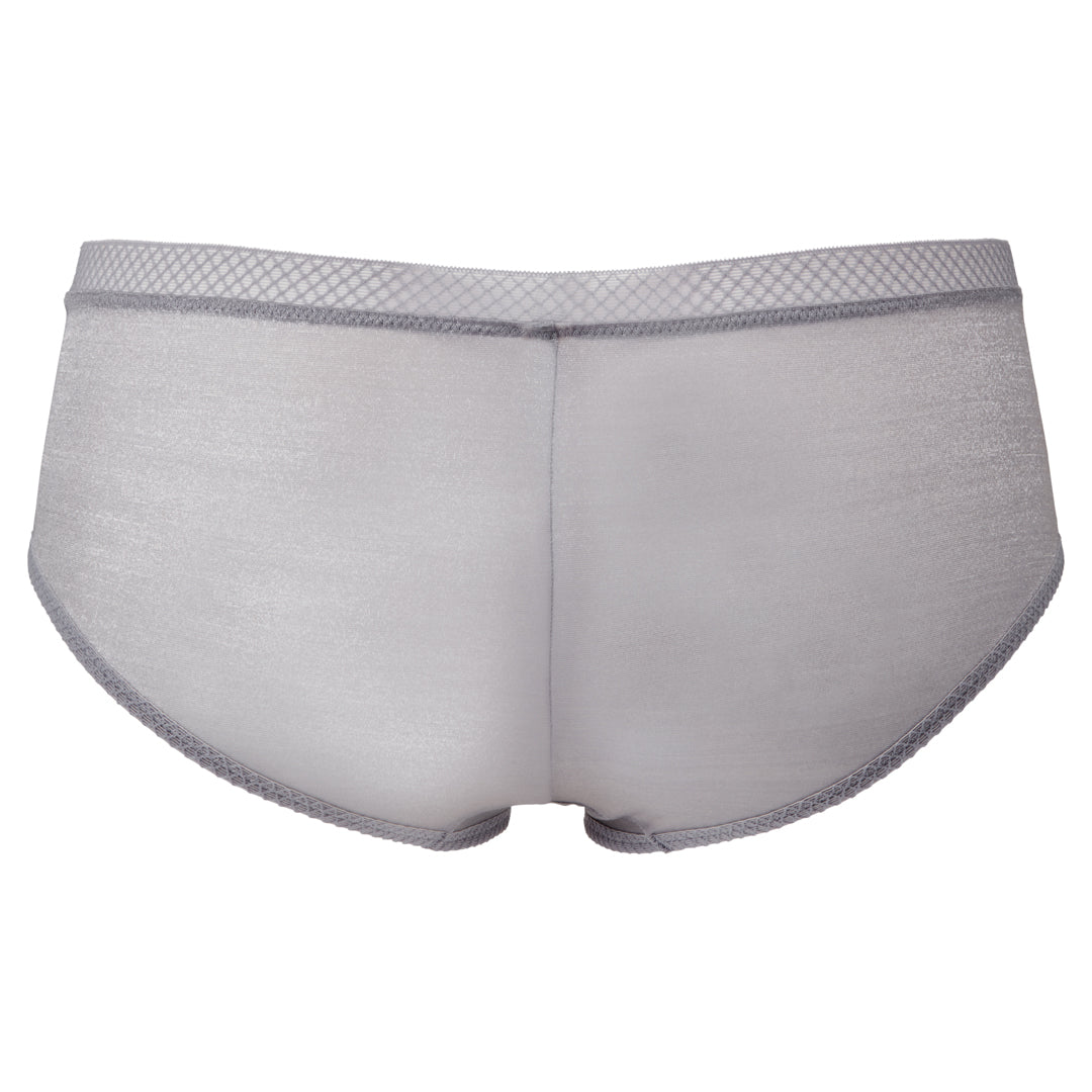 Gossard Glossies Silver Sheer Shorts Panty