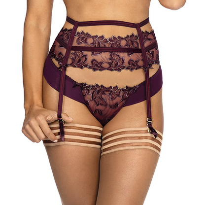 Axami Malaga Loca Sheer Lace Garter Belt