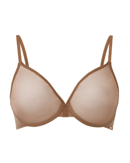 Gossard Glossies Sexy Sheer Molded Bra Bronze