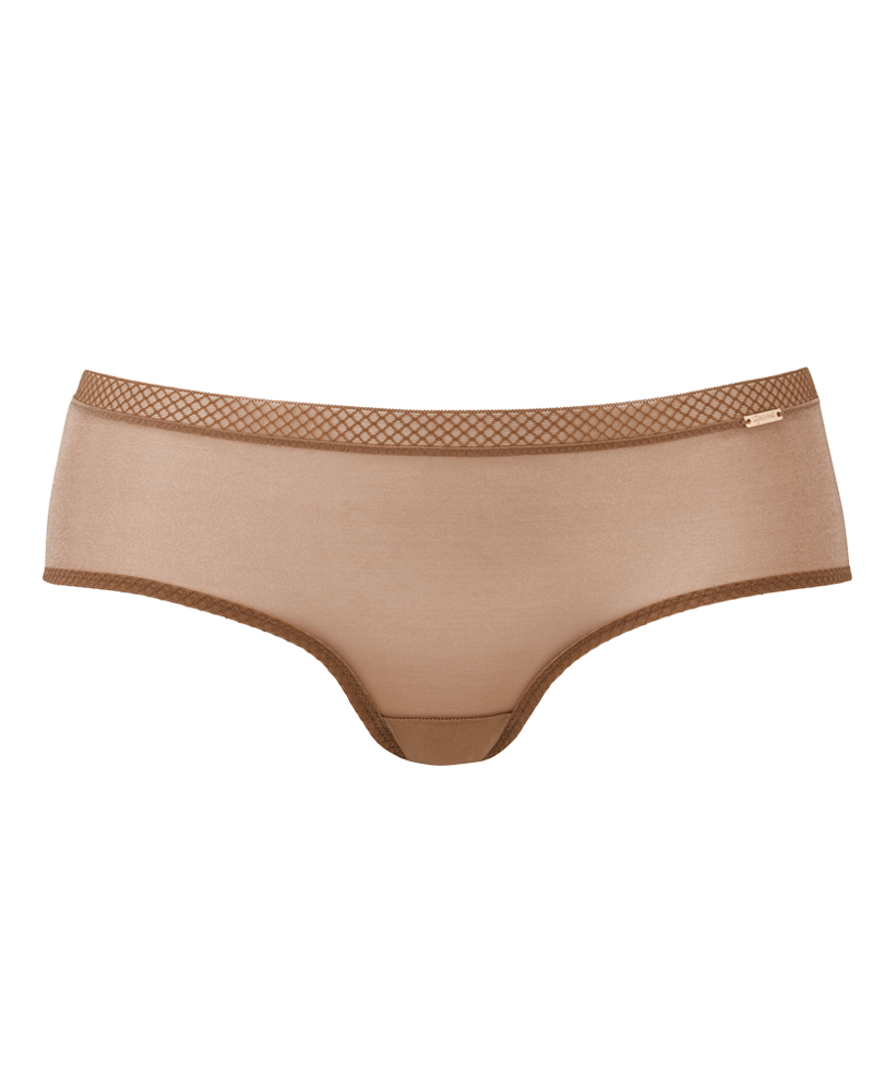 Gossard Glossies Bronze Sheer See Through Shorts Panty