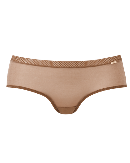 Gossard Glossies Bronze Sheer See Through Shorts Panty