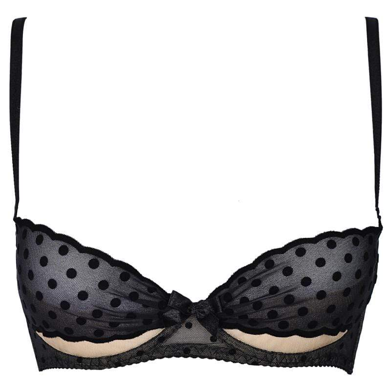 Axami Seductive Dots Sheer Demi Bra