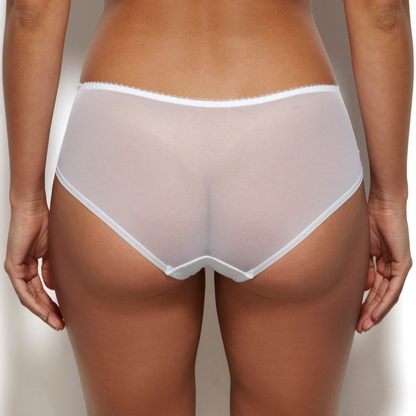 Gossard Superboost Lace White Sheer Shorts Panty