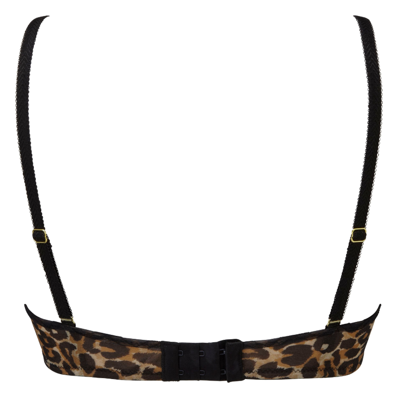 Gossard Glossies Leopard Print Sheer Bra